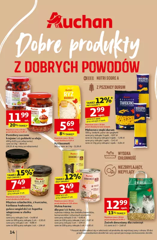 Auchan - gazetka promocyjna Pewność Niskich Cen Hipermarket  do środy 11.09 - strona 16