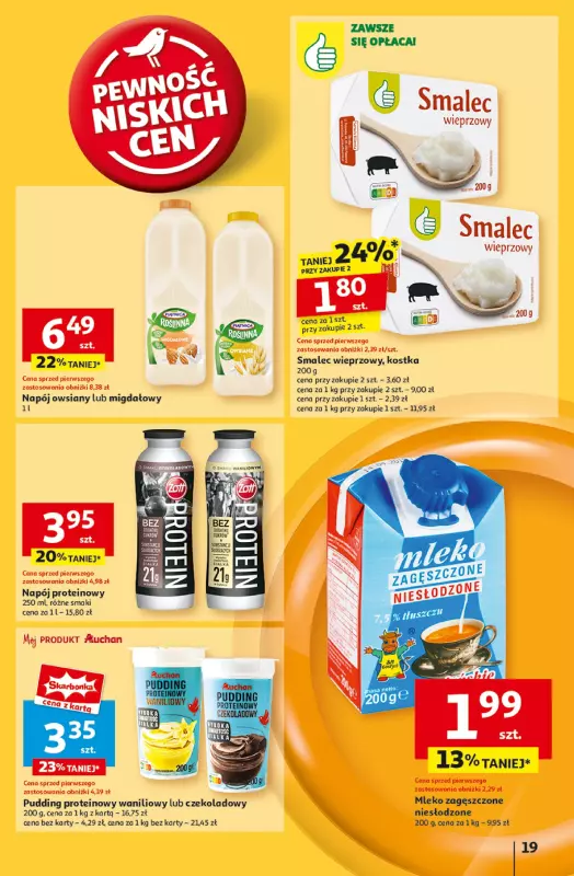 Auchan - gazetka promocyjna Pewność Niskich Cen Hipermarket  do środy 11.09 - strona 21