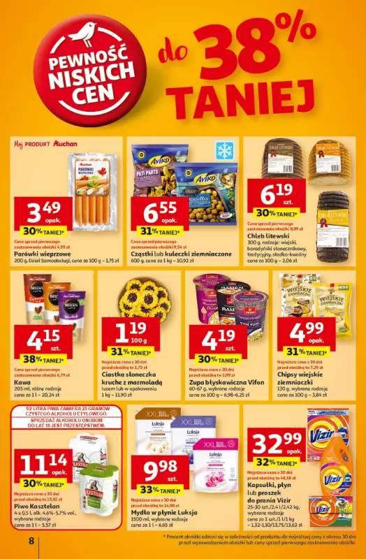 Auchan - gazetka promocyjna Pewność Niskich Cen Hipermarket  do środy 11.09 - strona 10