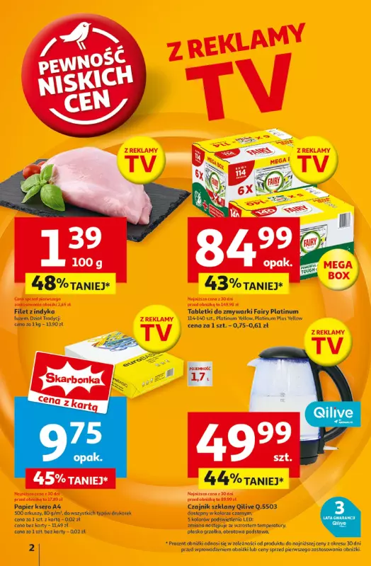 Auchan - gazetka promocyjna Pewność Niskich Cen Hipermarket  do środy 11.09 - strona 2