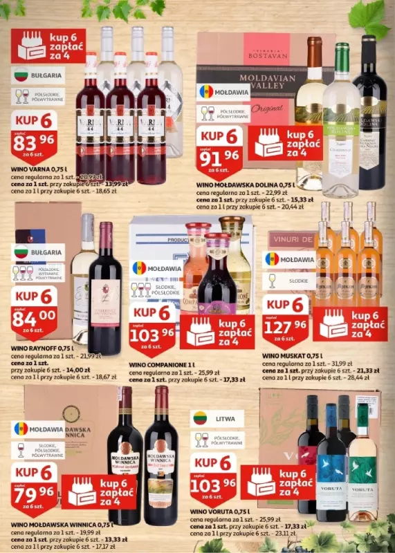 Auchan - gazetka promocyjna Gazetka alkoholowa Zielona Góra od środy 11.09 do wtorku 24.09 - strona 4