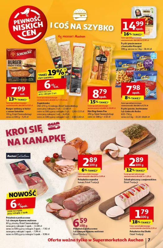 Auchan - gazetka promocyjna Pewność Niskich Cen Supermarket  do środy 18.09 - strona 7