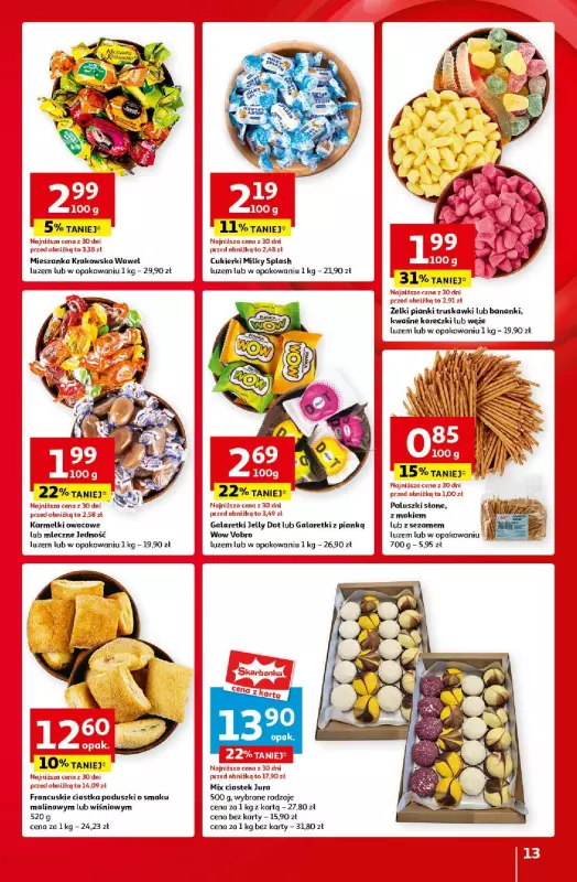 Auchan - gazetka promocyjna Pewność Niskich Cen Hipermarket  do środy 18.09 - strona 13