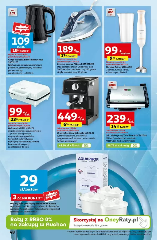 Auchan - gazetka promocyjna Pewność Niskich Cen Hipermarket  do środy 18.09 - strona 48