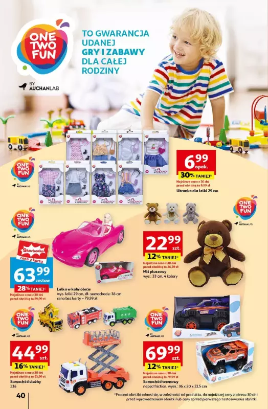 Auchan - gazetka promocyjna Pewność Niskich Cen Hipermarket  do środy 18.09 - strona 40