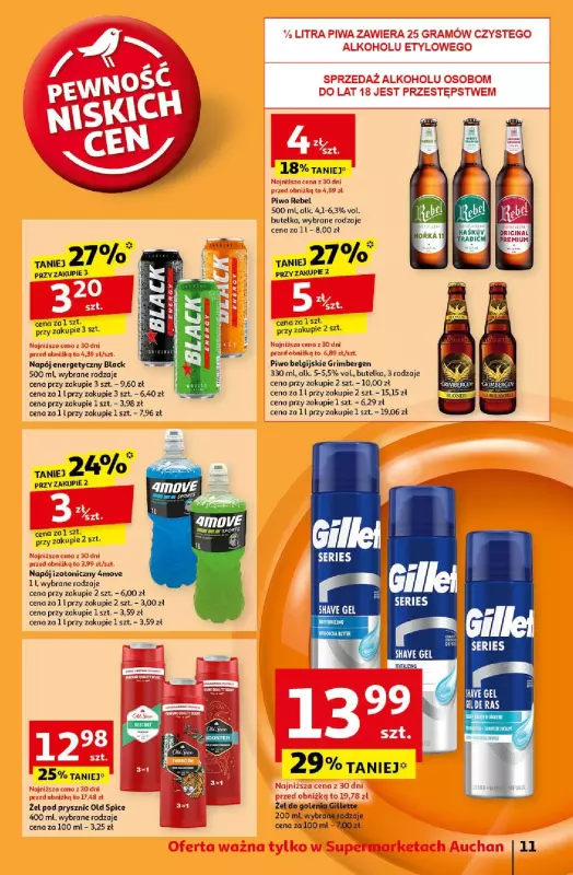 Auchan - gazetka promocyjna Pewność Niskich Cen Supermarket  do środy 25.09 - strona 13