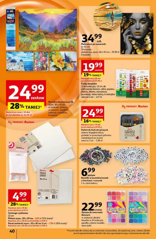 Auchan - gazetka promocyjna Gazetka Pewność Niskich Cen Hipermarket Auchan  do środy 25.09 - strona 48