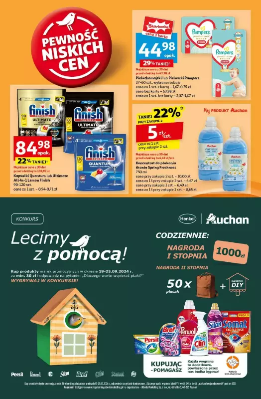 Auchan - gazetka promocyjna Gazetka Pewność Niskich Cen Hipermarket Auchan  do środy 25.09 - strona 25