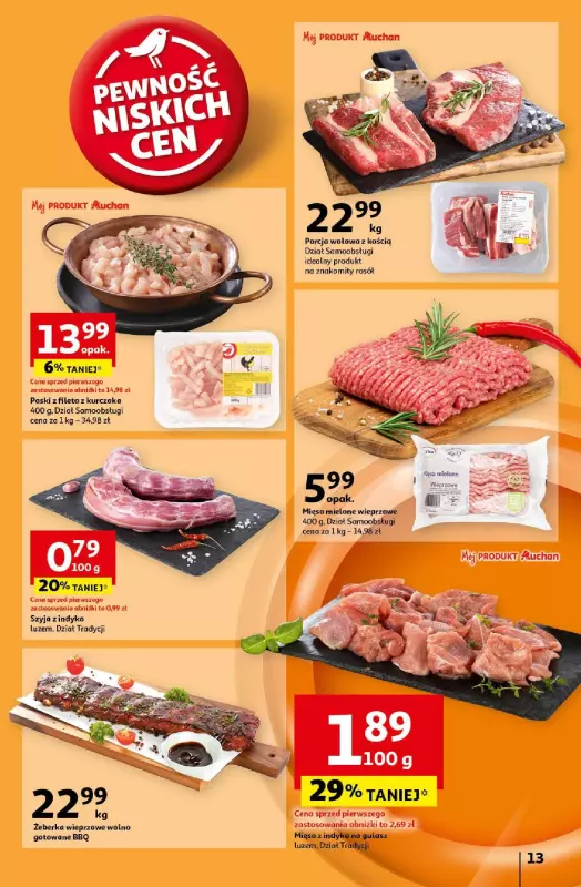 Auchan - gazetka promocyjna Gazetka Pewność Niskich Cen Hipermarket Auchan  do środy 25.09 - strona 15