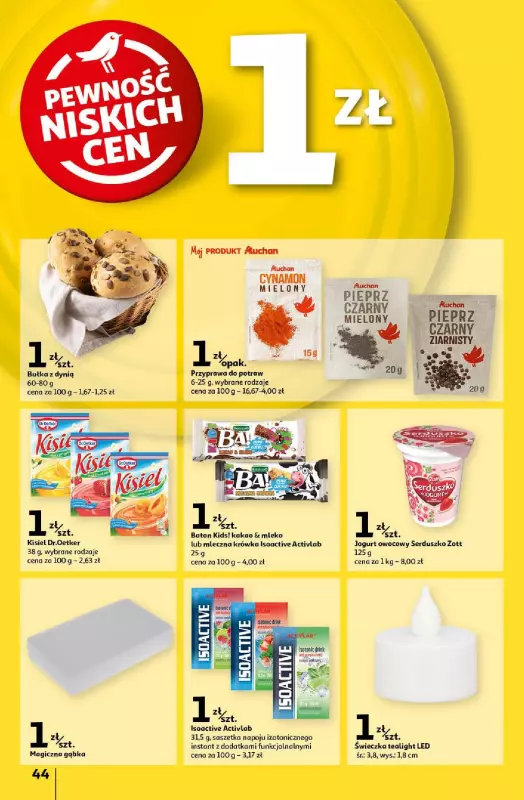 Auchan - gazetka promocyjna Gazetka Pewność Niskich Cen Hipermarket Auchan  do środy 25.09 - strona 52