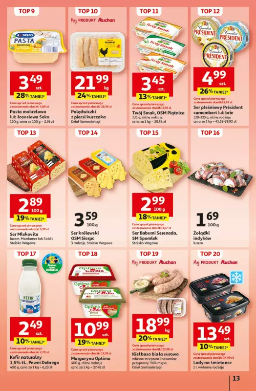 Auchan - gazetka promocyjna Gazetka Pewność Niskich Cen Hipermarket Auchan  do środy 02.10 - strona 15