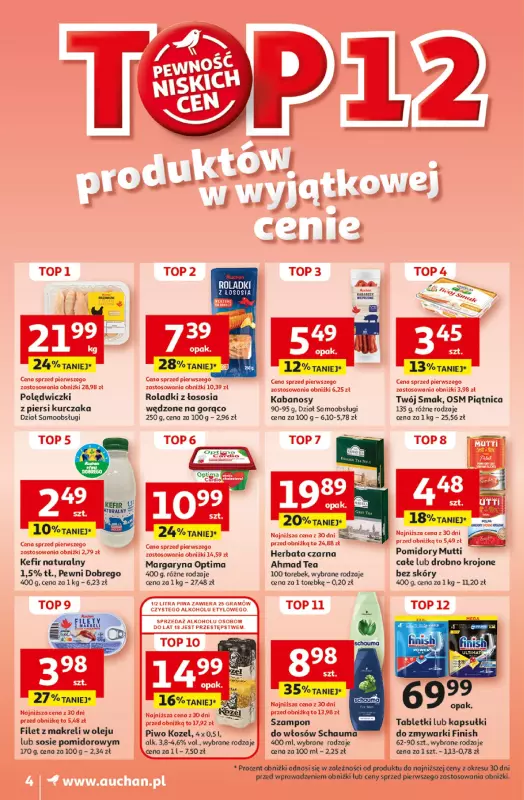 Auchan - gazetka promocyjna Gazetka Pewność Niskich Cen Moje Auchan  do środy 02.10 - strona 6