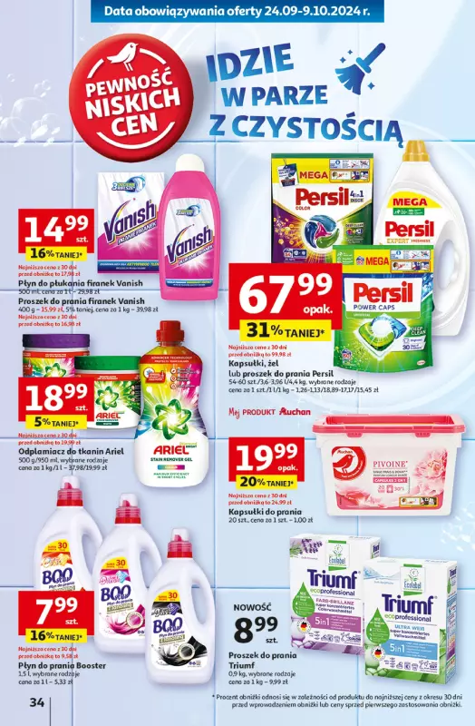 Auchan - gazetka promocyjna Pewność Niskich Cen Hipermarket  do środy 09.10 - strona 36