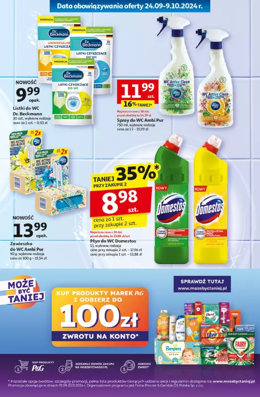 Auchan - gazetka promocyjna Pewność Niskich Cen Hipermarket  do środy 09.10 - strona 35