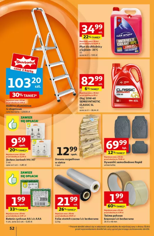 Auchan - gazetka promocyjna Pewność Niskich Cen Hipermarket  do środy 09.10 - strona 60