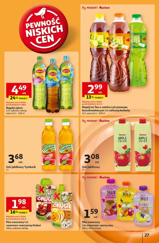 Auchan - gazetka promocyjna Pewność Niskich Cen Hipermarket  do środy 09.10 - strona 29