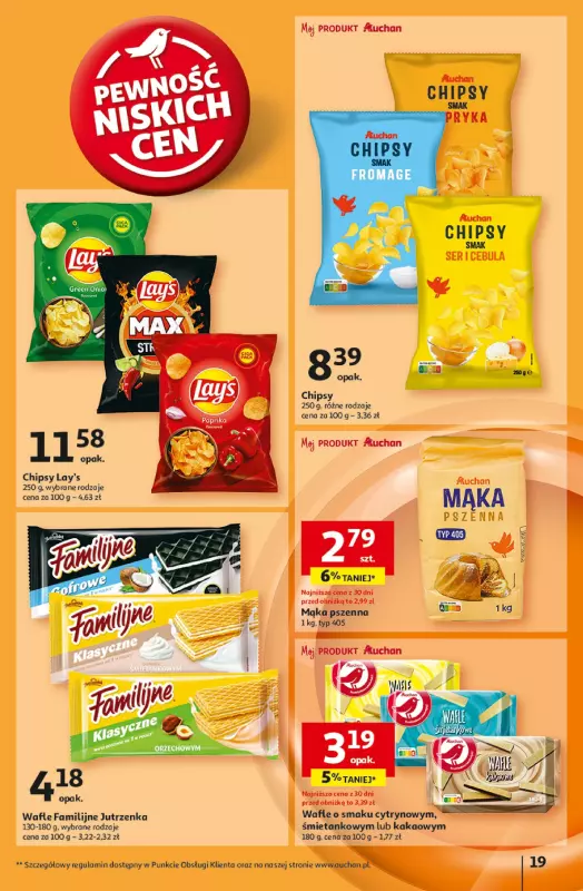 Auchan - gazetka promocyjna Pewność Niskich Cen Hipermarket  do środy 09.10 - strona 21