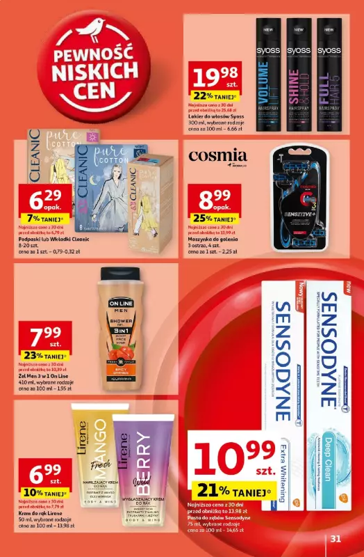 Auchan - gazetka promocyjna Gazetka Pewność Niskich Cen Hipermarket Auchan  do środy 16.10 - strona 33