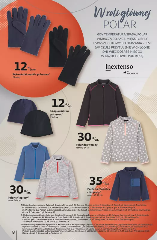 Auchan - gazetka promocyjna Katalog Jesienne inspiracje Inextenso by AUCHANLAB  do środy 06.11 - strona 8