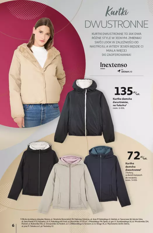 Auchan - gazetka promocyjna Katalog Jesienne inspiracje Inextenso by AUCHANLAB  do środy 06.11 - strona 6