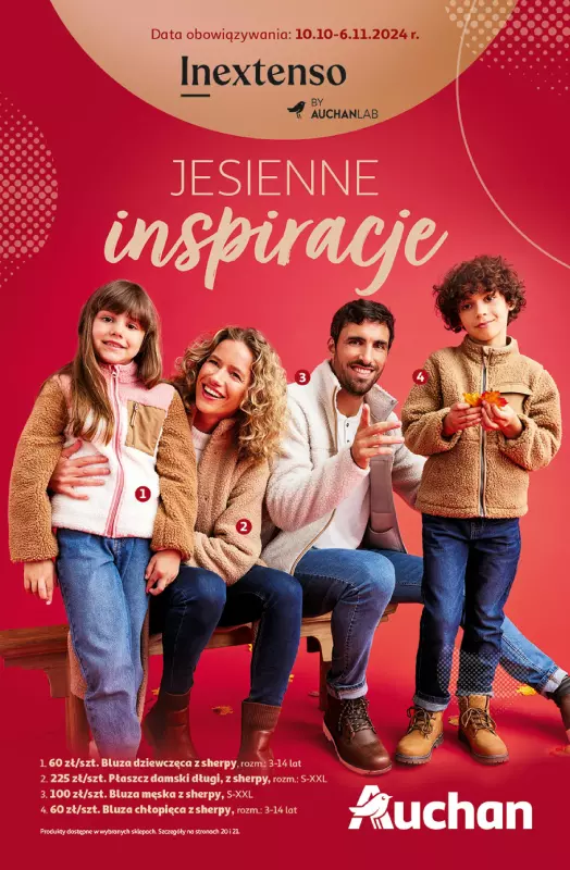 Auchan - gazetka promocyjna Katalog Jesienne inspiracje Inextenso by AUCHANLAB od czwartku 10.10 do środy 06.11