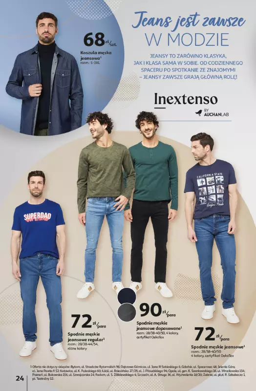 Auchan - gazetka promocyjna Katalog Jesienne inspiracje Inextenso by AUCHANLAB  do środy 06.11 - strona 24