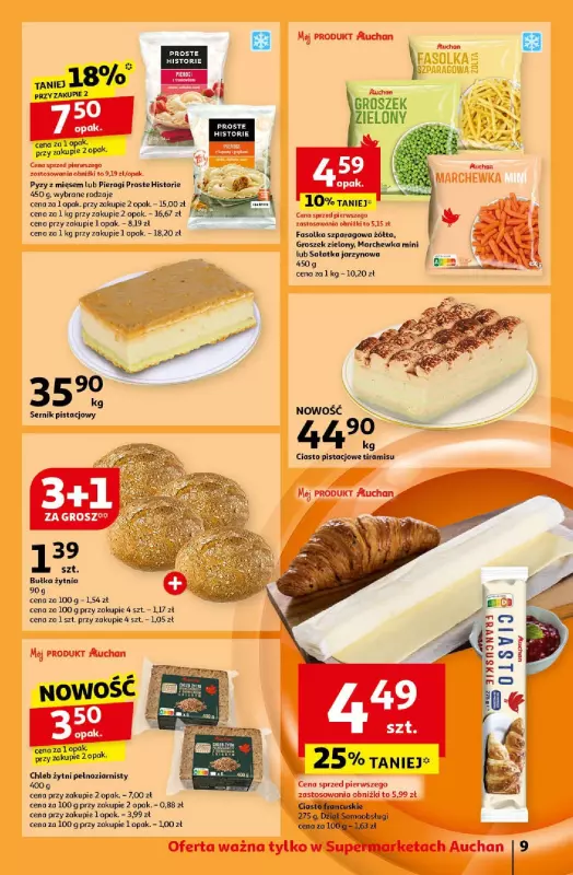 Auchan - gazetka promocyjna Gazetka Pewność Niskich Cen Supermarket Auchan  do środy 23.10 - strona 11