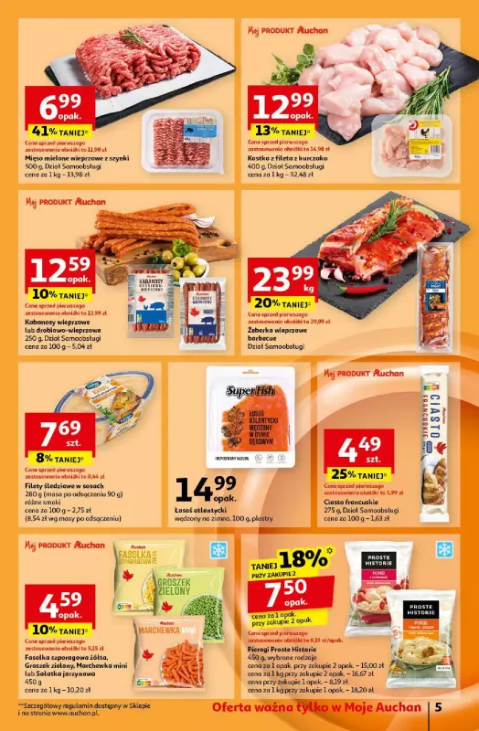 Auchan - gazetka promocyjna Gazetka Pewność Niskich Cen Moje Auchan  do środy 23.10 - strona 7