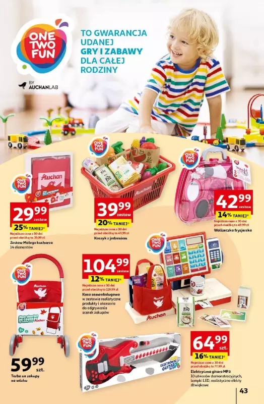 Auchan - gazetka promocyjna Gazetka Pewność Niskich Cen Hipermarket Auchan  do środy 23.10 - strona 51