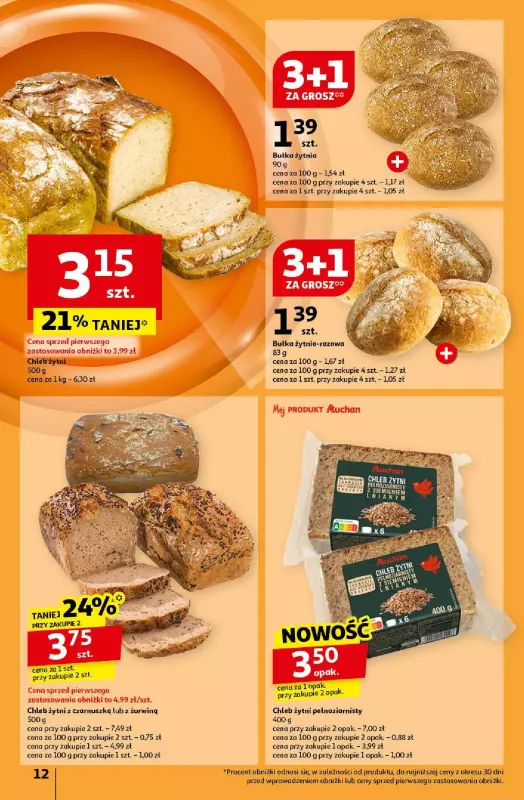 Auchan - gazetka promocyjna Gazetka Pewność Niskich Cen Hipermarket Auchan  do środy 23.10 - strona 14