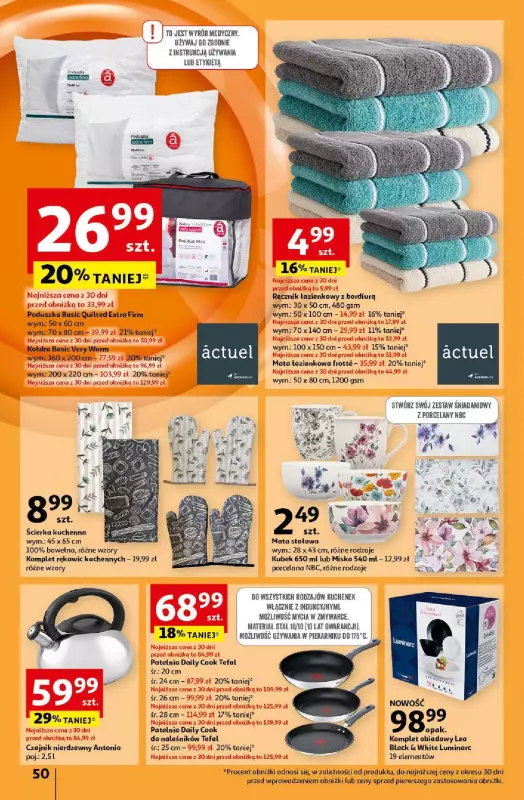 Auchan - gazetka promocyjna Gazetka Pewność Niskich Cen Hipermarket Auchan  do środy 23.10 - strona 58