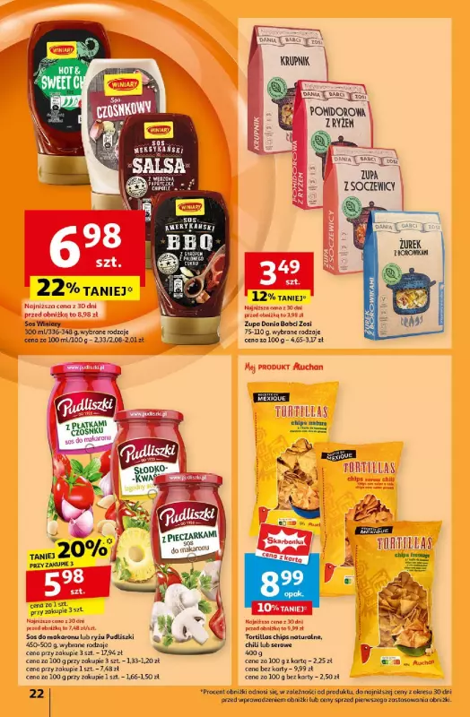 Auchan - gazetka promocyjna Gazetka Pewność Niskich Cen Hipermarket Auchan  do środy 23.10 - strona 24