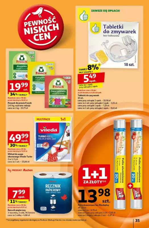 Auchan - gazetka promocyjna Gazetka Pewność Niskich Cen Hipermarket Auchan  do środy 23.10 - strona 37