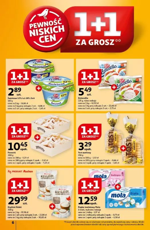 Auchan - gazetka promocyjna Gazetka Pewność Niskich Cen Hipermarket Auchan  do środy 23.10 - strona 8