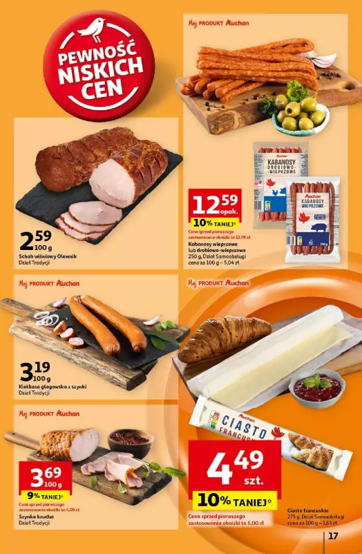 Auchan - gazetka promocyjna Gazetka Pewność Niskich Cen Hipermarket Auchan  do środy 23.10 - strona 19