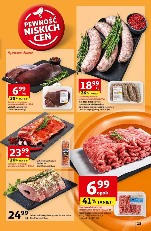 Auchan - gazetka promocyjna Gazetka Pewność Niskich Cen Hipermarket Auchan  do środy 23.10 - strona 17