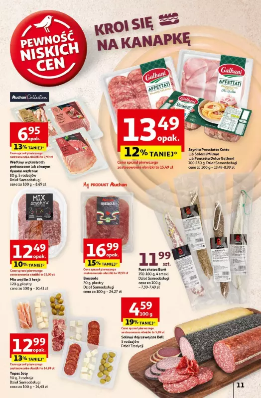 Auchan - gazetka promocyjna Gazetka Pewność Niskich Cen Hipermarket Auchan  do środy 23.10 - strona 13