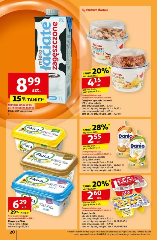 Auchan - gazetka promocyjna Gazetka Pewność Niskich Cen Hipermarket Auchan  do środy 23.10 - strona 22