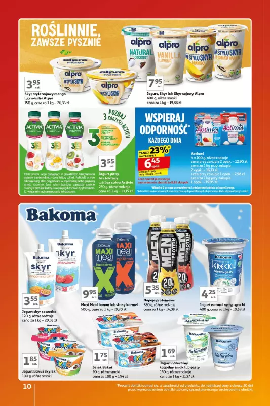 Auchan - gazetka promocyjna Gazetka Znane Marki Lubiane Hipermarket Auchan od czwartku 17.10 do środy 23.10 - strona 10