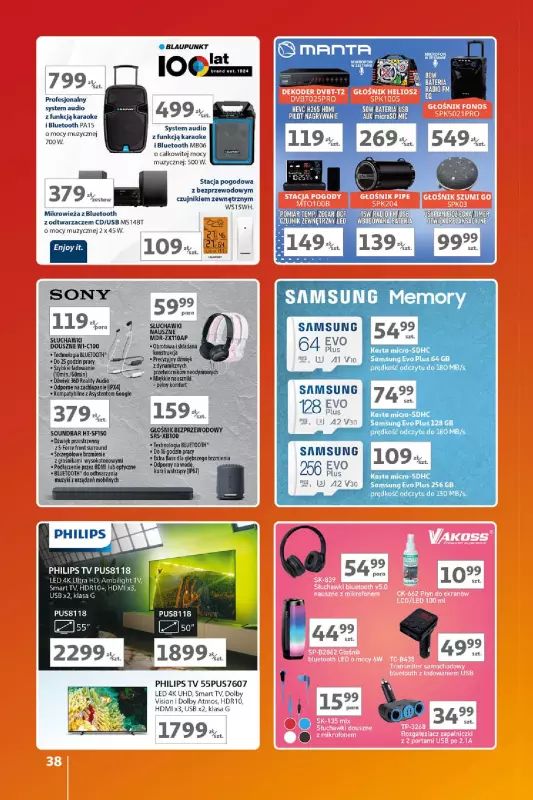 Auchan - gazetka promocyjna Gazetka Znane Marki Lubiane Hipermarket Auchan od czwartku 17.10 do środy 23.10 - strona 38