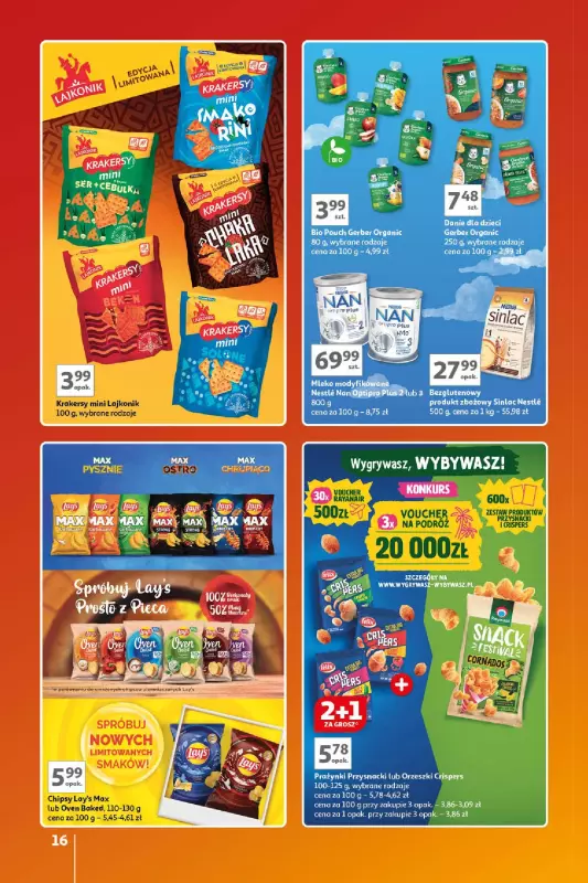 Auchan - gazetka promocyjna Gazetka Znane Marki Lubiane Hipermarket Auchan od czwartku 17.10 do środy 23.10 - strona 16