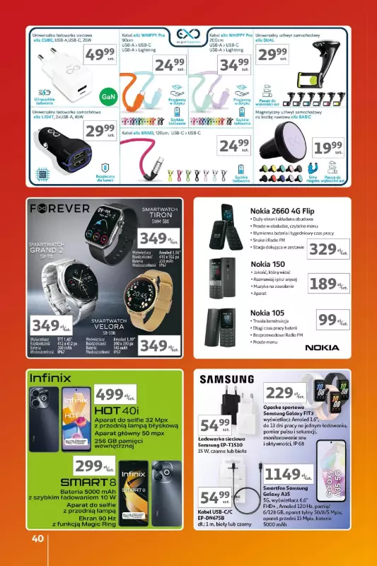 Auchan - gazetka promocyjna Gazetka Znane Marki Lubiane Hipermarket Auchan od czwartku 17.10 do środy 23.10 - strona 40