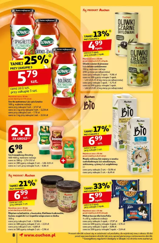 Auchan - gazetka promocyjna Gazetka Pewność Niskich Cen Supermarket Auchan od czwartku 24.10 do środy 30.10 - strona 10