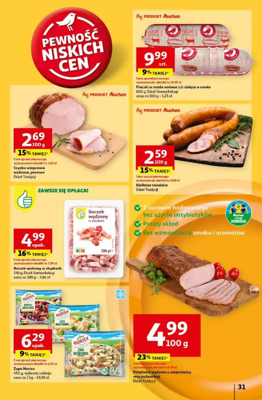 Auchan - gazetka promocyjna Gazetka Pewność Niskich Cen Hipermarket Auchan od czwartku 24.10 do środy 30.10 - strona 33