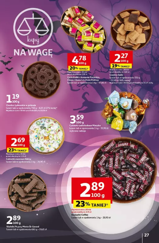 Auchan - gazetka promocyjna Gazetka Pewność Niskich Cen Hipermarket Auchan  do środy 30.10 - strona 29