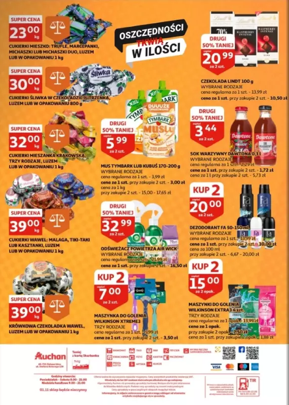 Auchan - gazetka promocyjna Gazetka Zielona Góra I Smaki pełne świeżości od środy 30.10 do wtorku 05.11 - strona 24