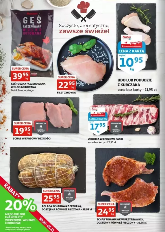 Auchan - gazetka promocyjna Gazetka Zielona Góra I Smaki pełne świeżości od środy 30.10 do wtorku 05.11 - strona 2