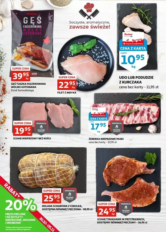 Auchan - gazetka promocyjna Gazetka Racibórz I Smaki pełne świeżości od środy 30.10 do wtorku 05.11 - strona 2