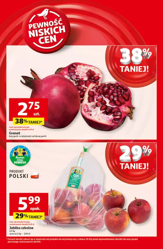 Auchan - gazetka promocyjna Gazetka Pewność Niskich Cen Moje Auchan  do środy 06.11 - strona 4