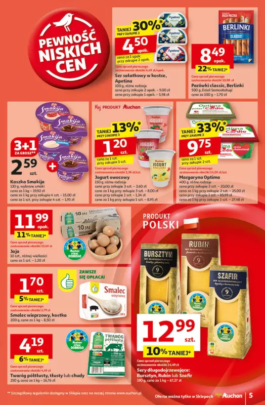 Auchan - gazetka promocyjna Gazetka Pewność Niskich Cen Moje Auchan  do środy 06.11 - strona 7